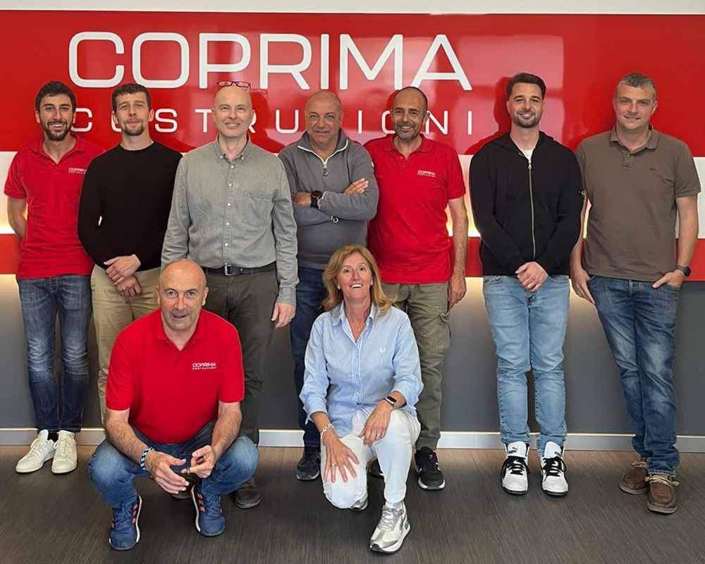 Foto di gruppo del corso aziendale Excel e Project, organizzato per Impresa Coprima