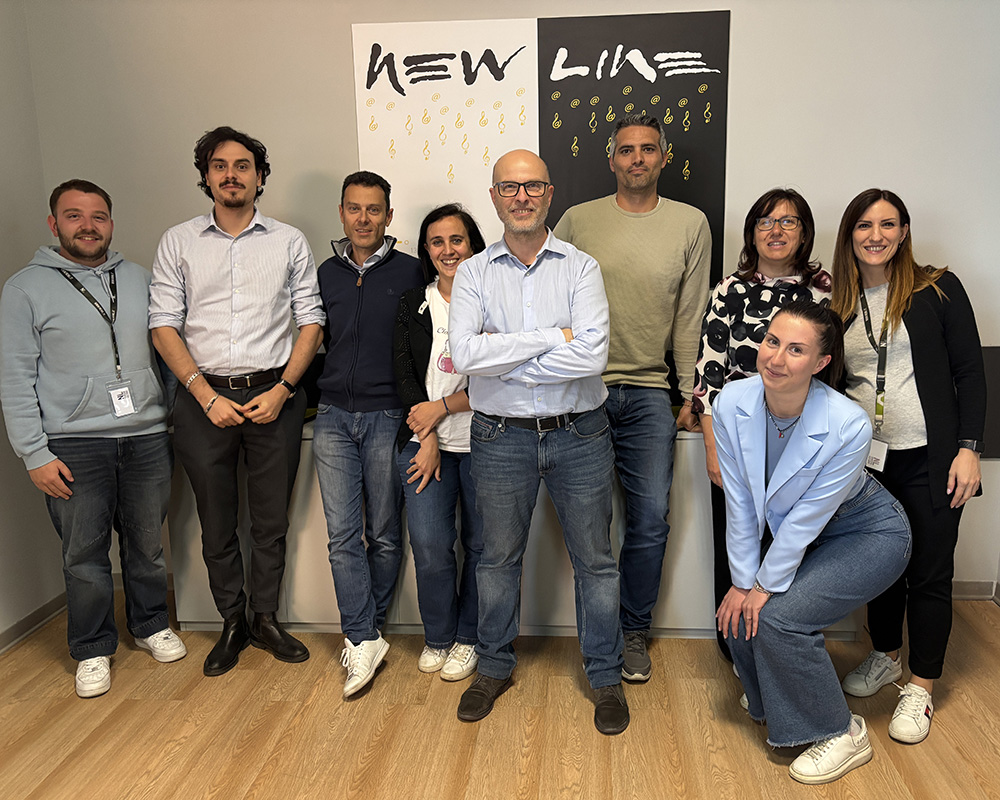 Foto di gruppo del corso aziendale Excel, organizzato per New Line