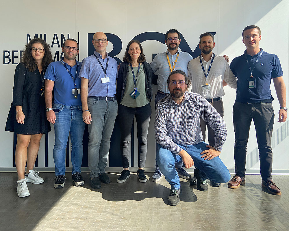 Foto di gruppo del corso aziendale Excel, organizzato per SACBO Milan Bergamo Airport Orio al Serio